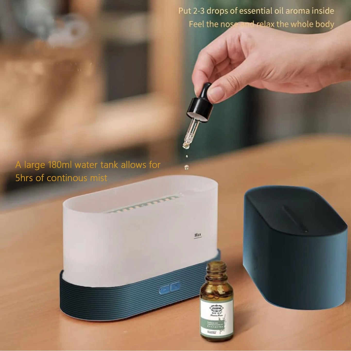 Flame Aromatherapy Diffuser (7 Colors)