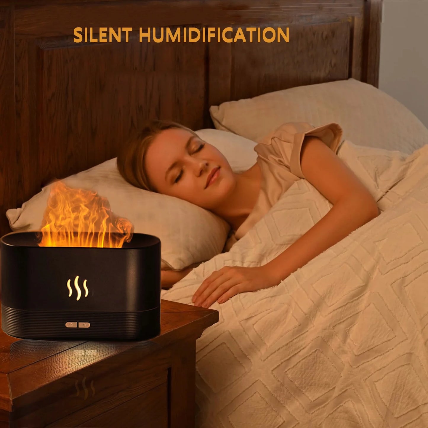 Flame Aromatherapy Diffuser (7 Colors)